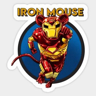 Iron Mouse - 90s! Sticker